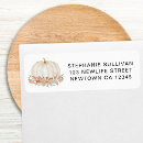 Search for pumpkin return address labels Fall baby shower