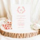 Search for peach wedding invitations Botanical