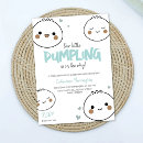 Search for dumpling baby shower invitations Chinese