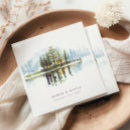 Search for lake napkins Watercolor