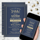 Search for navy blue retirement invitations Masculine