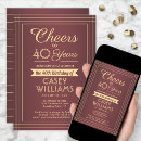 Search for burgundy birthday invitations Adult birthday party