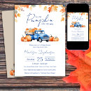 Search for pumpkin truck invitations A little pumpkin