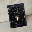Search for zodiac birthday invitations Black