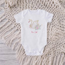 Search for swan baby clothes Watercolor