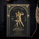 Search for great gatsby birthday invitations Speakeasy party