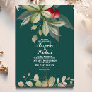 Search for festive christmas wedding invitations Foliage