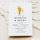 Search for brewing engagement party invitations Bubbles and brews