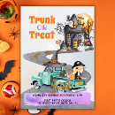 Search for trunk or treat invitations Watercolor