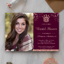 Search for princess bridal shower invitations Crown