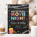 Search for movie night invitations Movie under the stars