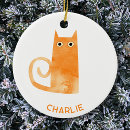 Search for cat lover christmas tree decorations Cute