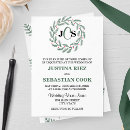 Search for evergreen wedding invitations Modern