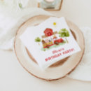 Search for red tractor napkins Boy