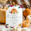 Search for our little pumpkin invitations Floral