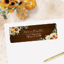 Search for sunflower bridal shower return address labels Rustic
