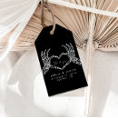 Search for halloween wedding favour tags Black and white