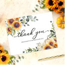 Search for fall sunflowers wedding thank you cards Pumpkin