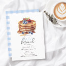 Search for pancake baby pregnancy invitations Gingham