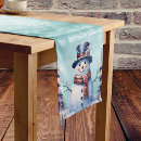 Search for christmas snowman table runners Snowflakes
