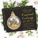 Search for bird christmas invitations Gold