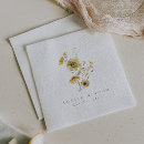 Search for sunflower wedding napkins Rustic