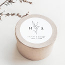 Search for ornate monogram stickers Black and white