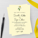 Search for daffodil wedding invitations Modern