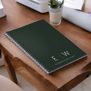 Search for dark green notebooks Modern minimalist