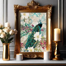 Search for peacock home decor posters Elegant