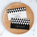 Search for geometric pattern business cards Minimalist