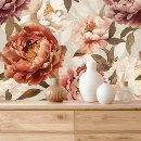 Search for vintage peony art Red