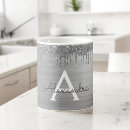 Search for brushed metal mugs Girly
