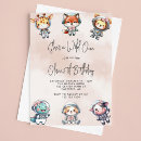 Search for wild dog invitations Pink