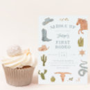 Search for cowboy birthday invitations Blue