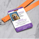 Search for purple id badges Simple