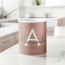 Search for rose gold metallic mugs Pink