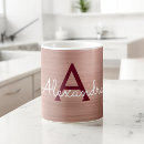 Search for metallic monogram mugs Pink