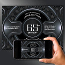 Search for mens 65th birthday invitations Black