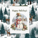 Search for watercolor snowman cards Festive