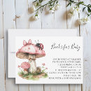 Search for mushroom baby shower invitations Pink