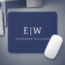 Search for navy blue mousepads Modern