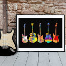 Search for black electric guitar posters Guitarist