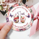 Search for enchanted birthday stickers Baby girl
