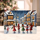 Search for mid century christmas cards Non photo