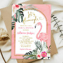 Search for flamingo luau invitations Hibiscus flowers