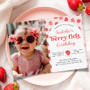 Search for spring 1st birthday invitations Girl