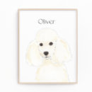 Search for poodles art White poodle