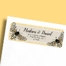 Search for beekeepers return address labels Yellow