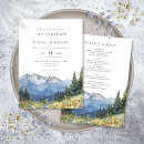 Search for mountain destination wedding invitations Wildflower